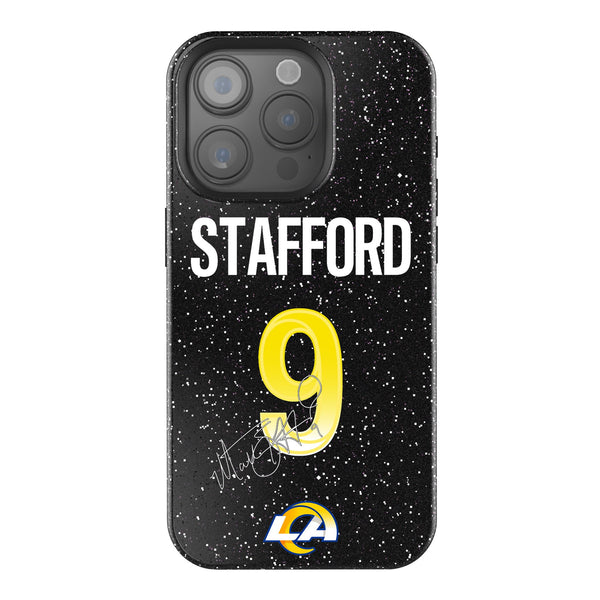 Matthew Stafford Los Angeles Rams 9 Ready iPhone Bling Phone Case
