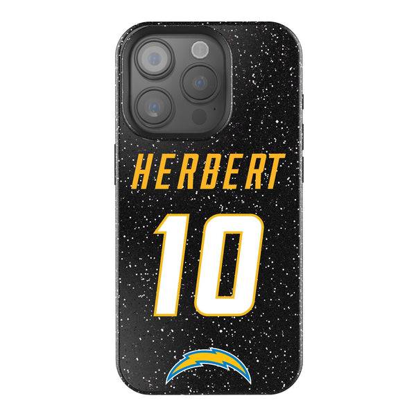 Justin Herbert Los Angeles Chargers 10 Ready iPhone Bling Phone Case