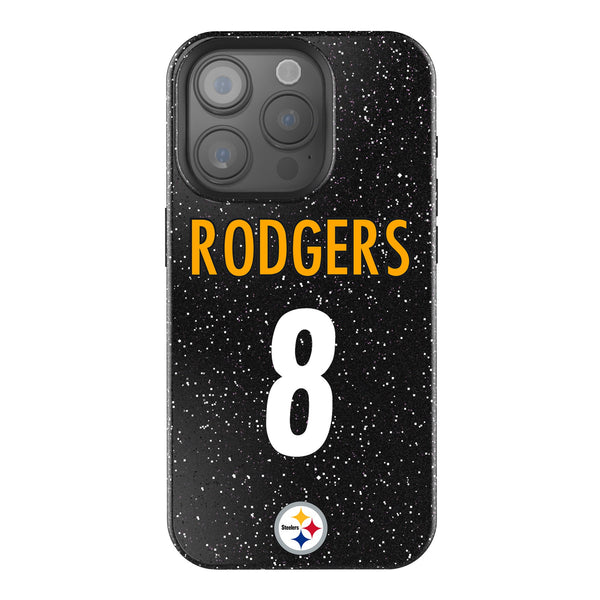 Aaron Rodgers Pittsburgh Steelers 8 Game Tactic iPhone Bling Phone Case for Apple iPhone