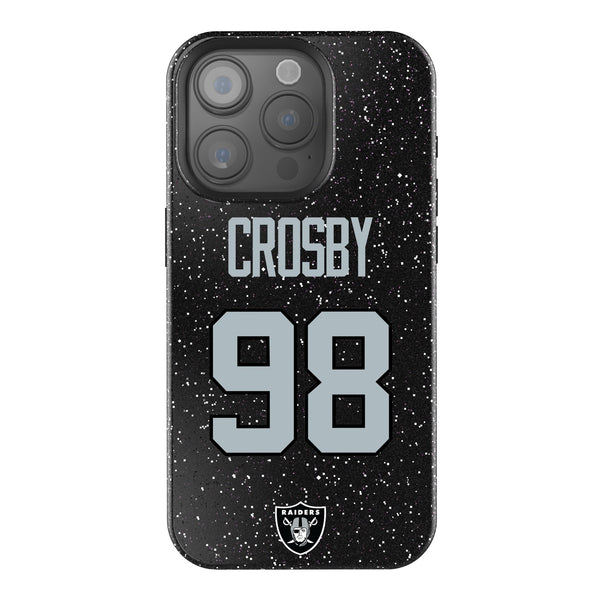 Maxx Crosby Las Vegas Raiders 98 Ready iPhone Bling Phone Case