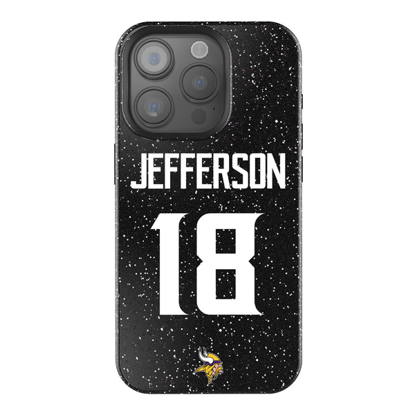 Justin Jefferson Minnesota Vikings 18 Ready iPhone Bling Phone Case