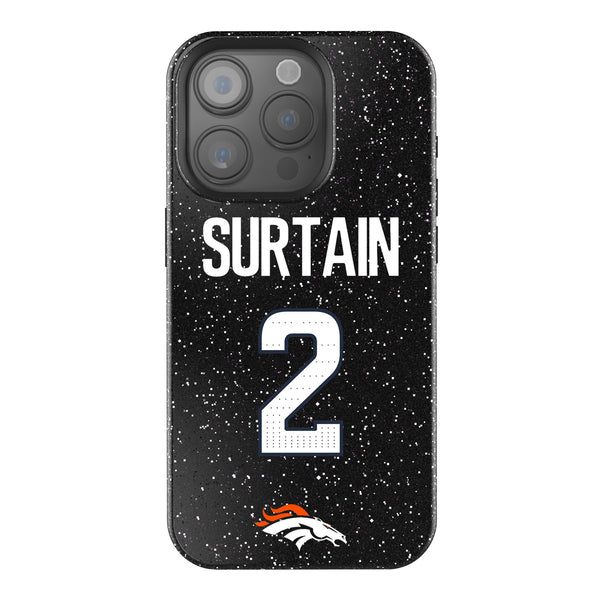 Pat Surtain II Denver Broncos 2 Ready iPhone Bling Phone Case