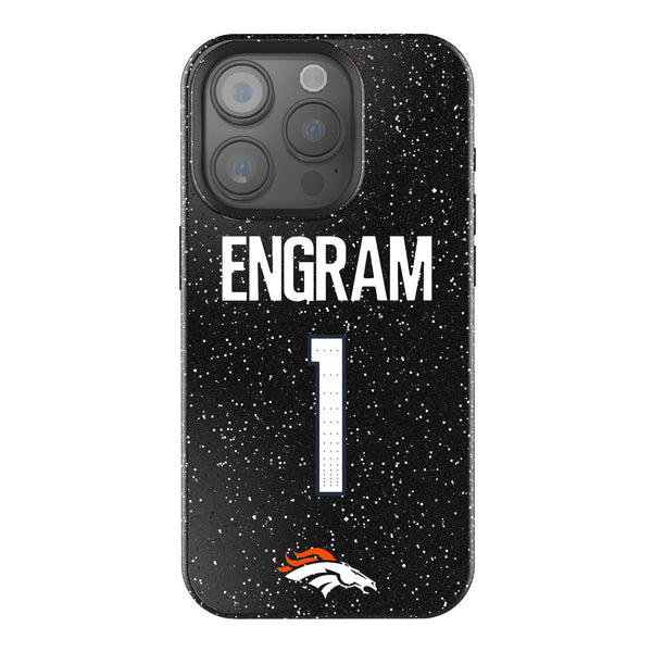 Evan Engram Denver Broncos 1 Game Tactic iPhone Bling Phone Case for Apple iPhone