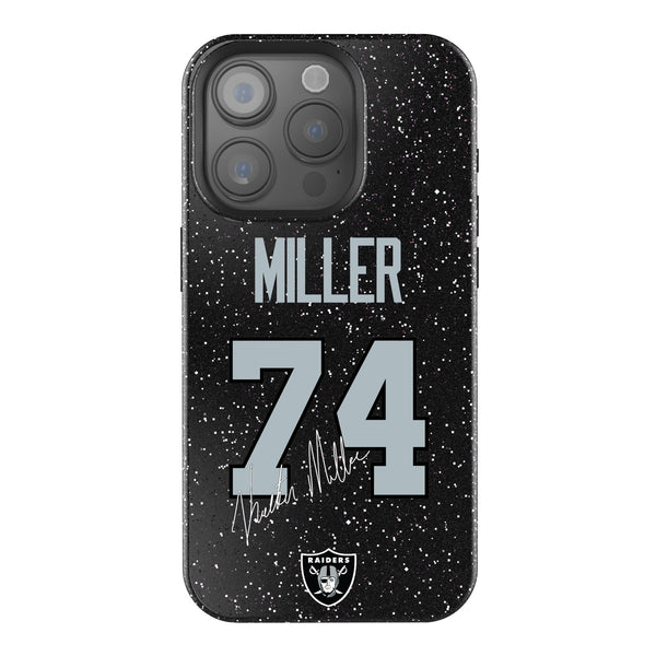 Kolton Miller Las Vegas Raiders 74 Ready iPhone Bling Phone Case
