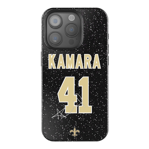 Alvin Kamara New Orleans Saints 41 Ready iPhone Bling Phone Case