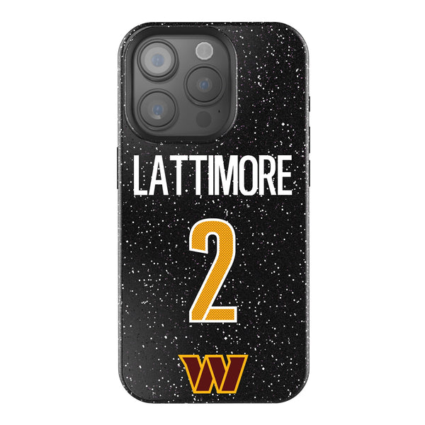 Marshon Lattimore Washington Commanders 2 Game Tactic iPhone Bling Phone Case for Apple iPhone