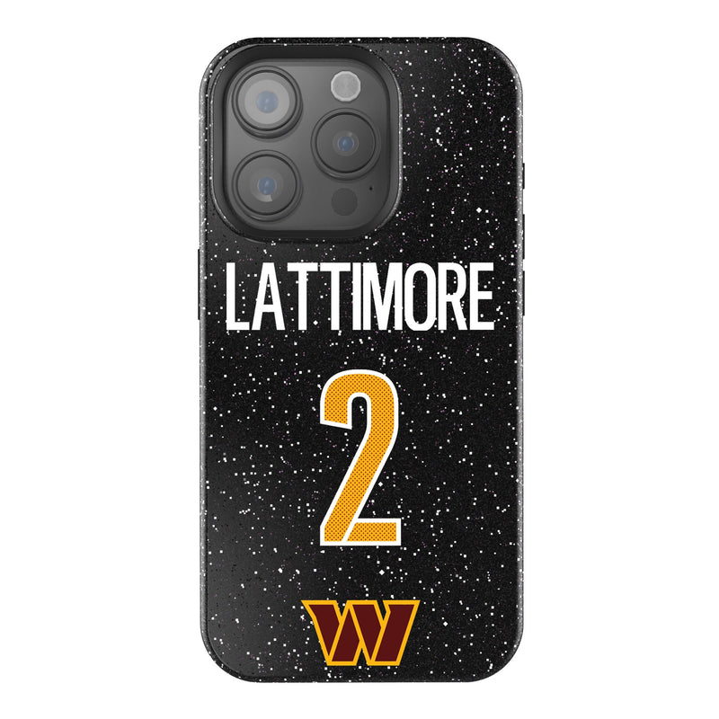 Marshon Lattimore Washington Commanders 2 Game Tactic iPhone Bling Phone Case for Apple iPhone