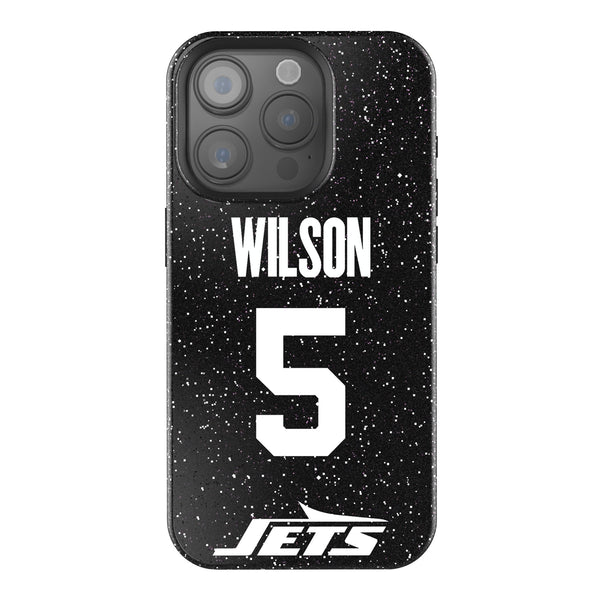 Garrett Wilson New York Jets 5 Ready iPhone Bling Phone Case
