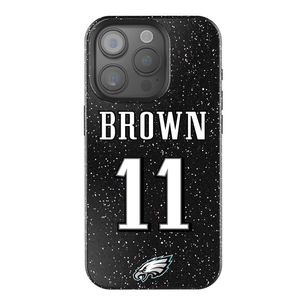 A.J. Brown Philadelphia Eagles 11 Ready iPhone Bling Phone Case