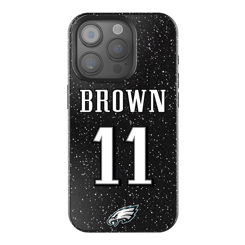 A.J. Brown Philadelphia Eagles 11 Ready iPhone Bling Phone Case