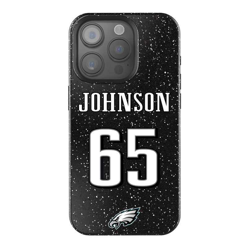 Lane Johnson Philadelphia Eagles 65 Ready iPhone Bling Phone Case