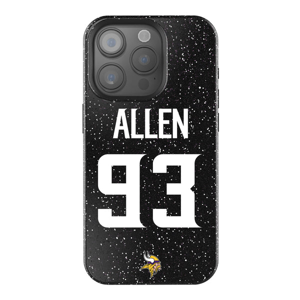 Jonathan Allen Minnesota Vikings 93 Game Tactic iPhone Bling Phone Case for Apple iPhone