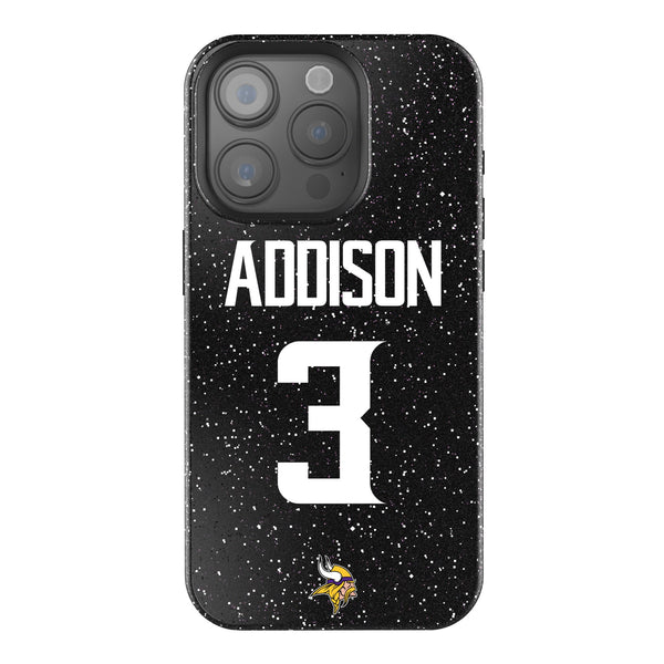 Jordan Addison Minnesota Vikings 3 Ready iPhone Bling Phone Case
