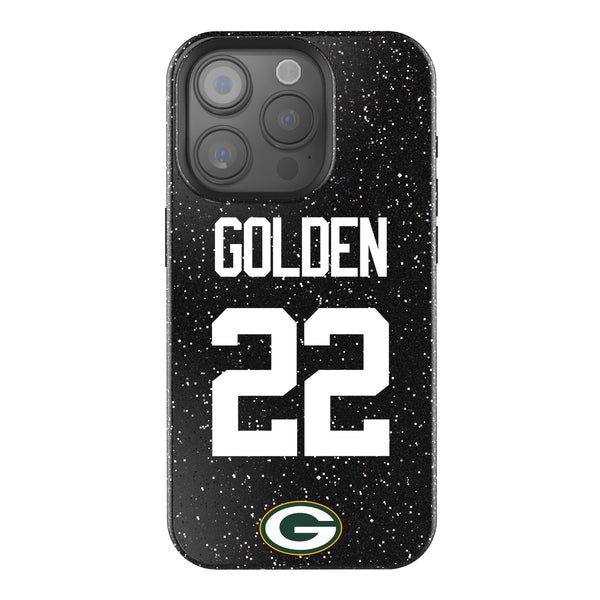 Matthew Golden Green Bay Packers 22 Game Tactic iPhone Bling Phone Case for Apple iPhone
