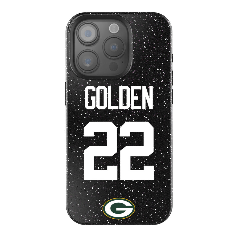 Matthew Golden Green Bay Packers 22 Game Tactic iPhone Bling Phone Case for Apple iPhone