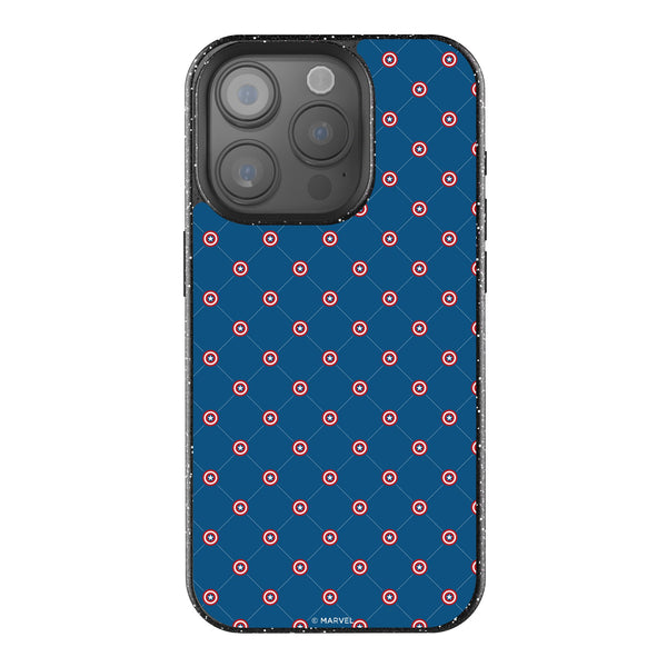 Marvel Avengers Captain America Pattern iPhone Bling Phone Case for Apple iPhone