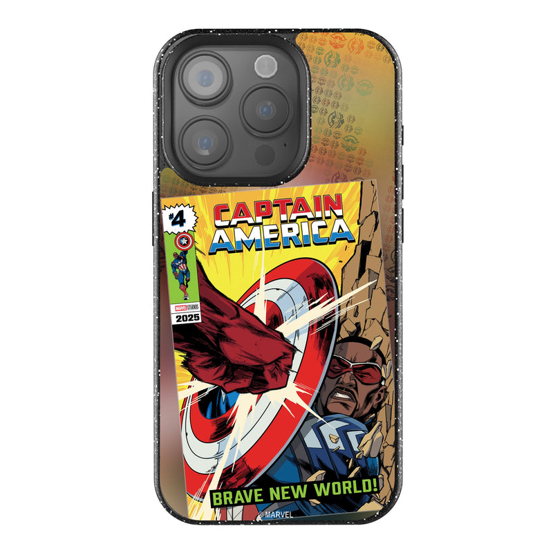 Marvel Avengers Sam Wilson Captain America Classic Cover iPhone Bling Phone Case for Apple iPhone