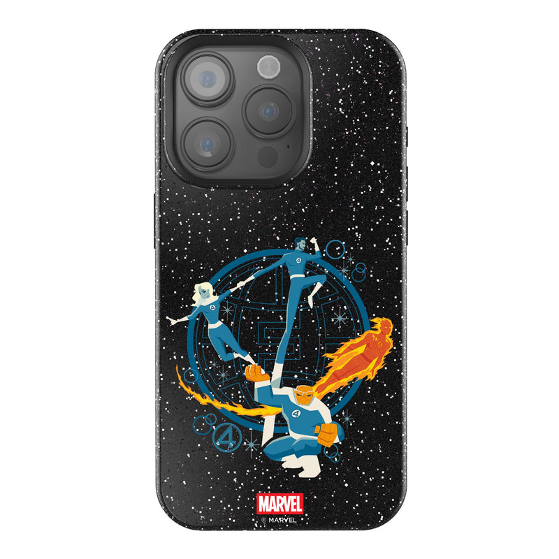 Marvel Fantastic Four Badge iPhone Bling Phone Case for Apple iPhone