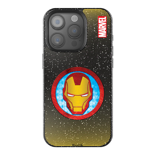 Marvel Avengers Iron Man Grid iPhone Bling Phone Case for Apple iPhone