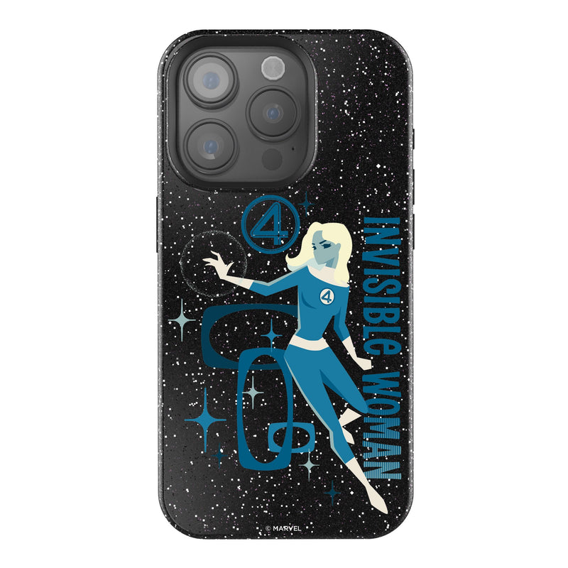 Marvel Invisible Woman Badge iPhone Bling Phone Case for Apple iPhone