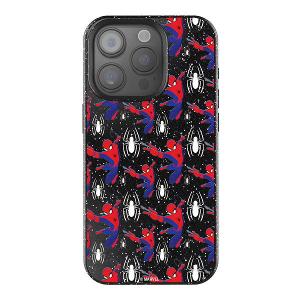 Marvel Spider-Man Pattern iPhone Bling Phone Case for Apple iPhone