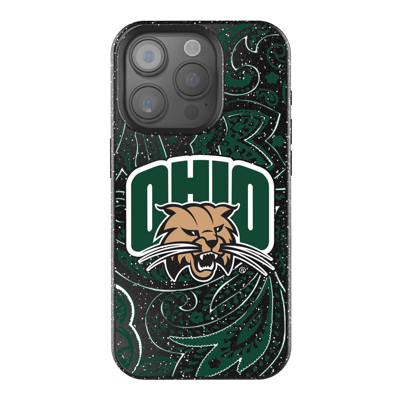 Ohio University Bobcats Paisley iPhone Bling Phone Case