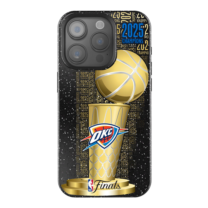 Oklahoma City Thunder 2025 NBA Champions iPhone Bling Phone Case for Apple iPhone
