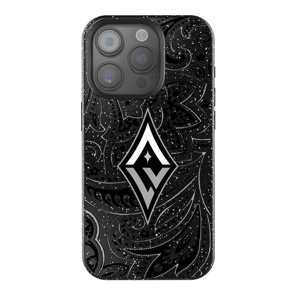 Las Vegas Aces Paisley iPhone Bling Phone Case