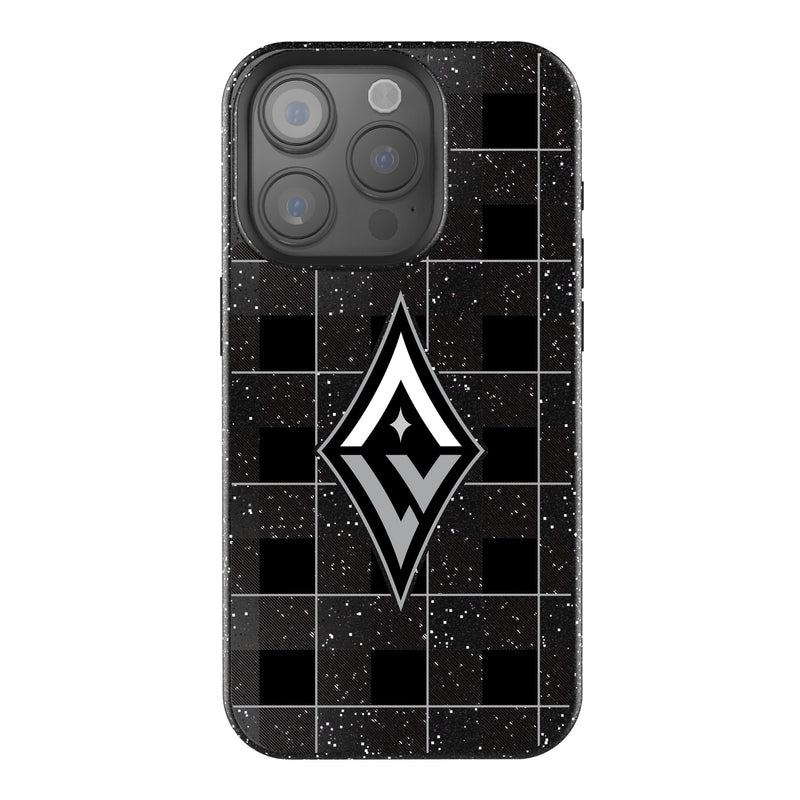 Las Vegas Aces Plaid iPhone Bling Phone Case