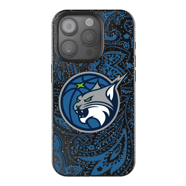 Minnesota Lynx Paisley iPhone Bling Phone Case