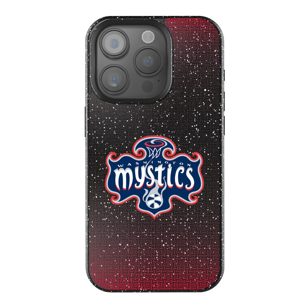 Washington Mystics Linen iPhone Bling Phone Case for Apple iPhone