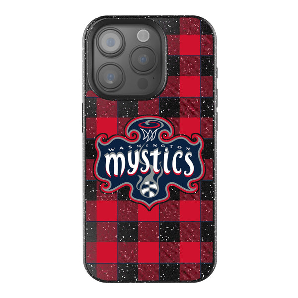 Washington Mystics Plaid iPhone Bling Phone Case