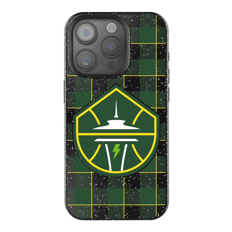 Seattle Storm Plaid iPhone Bling Phone Case