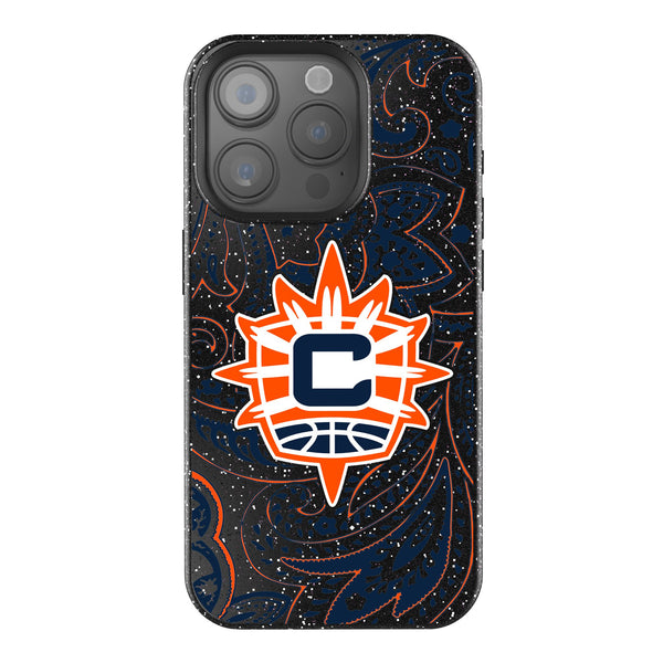 Connecticut Sun Paisley iPhone Bling Phone Case