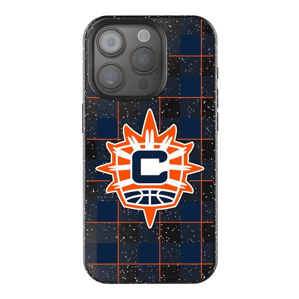 Connecticut Sun Plaid iPhone Bling Phone Case