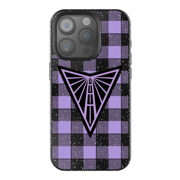 Golden State Valkyries Plaid iPhone Bling Phone Case for Apple iPhone
