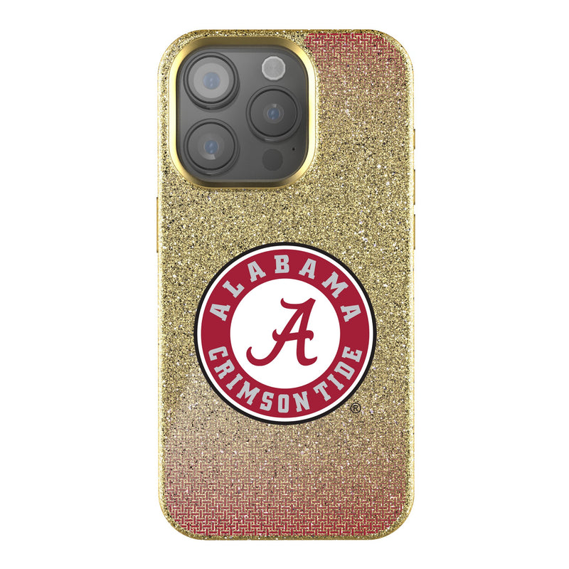 University of Alabama Crimson Tide Linen iPhone Bling Phone Case for Apple iPhone