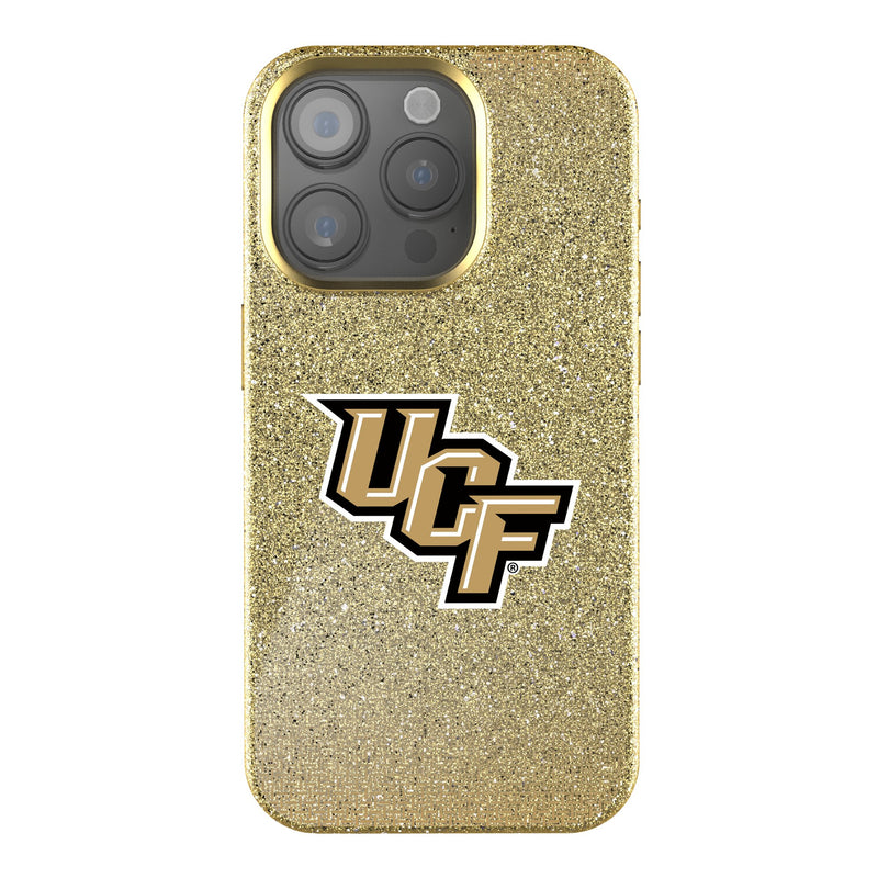 University of Central Florida Golden Knights Linen iPhone Bling Phone Case for Apple iPhone