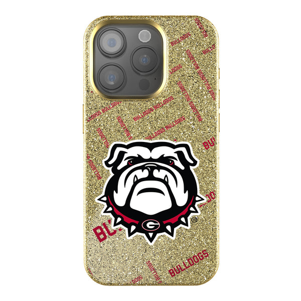 University of Georgia Bulldogs Uga Quadtile iPhone Bling Phone Case for Apple iPhone