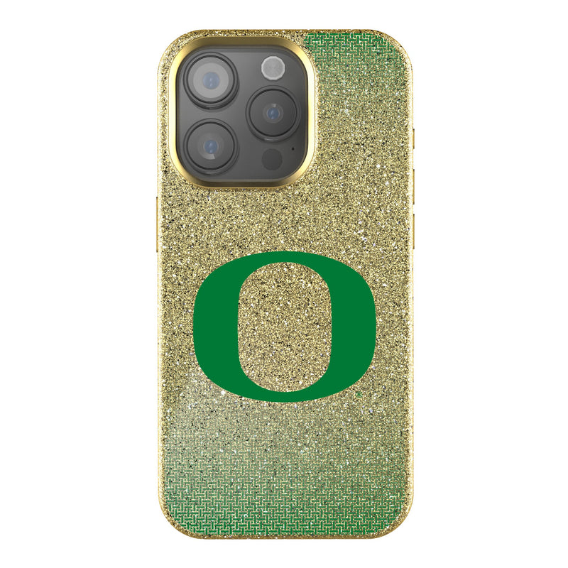 University of Oregon Ducks Linen iPhone Bling Phone Case for Apple iPhone