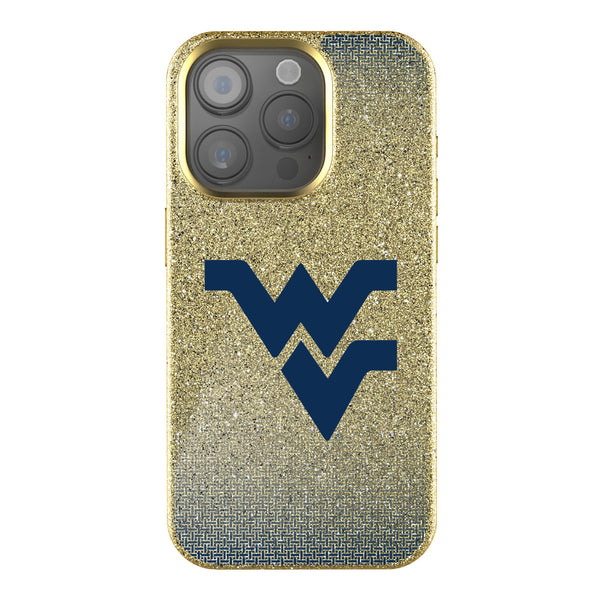 West Virginia University Mountaineers Linen iPhone Bling Phone Case for Apple iPhone