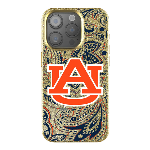 University of Auburn Tigers Paisley iPhone Bling Phone Case