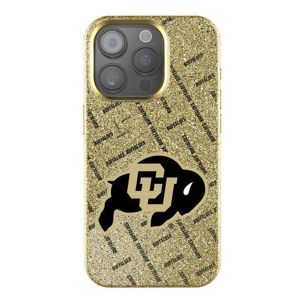 University of Colorado Buffaloes Quadtile iPhone Bling Phone Case for Apple iPhone
