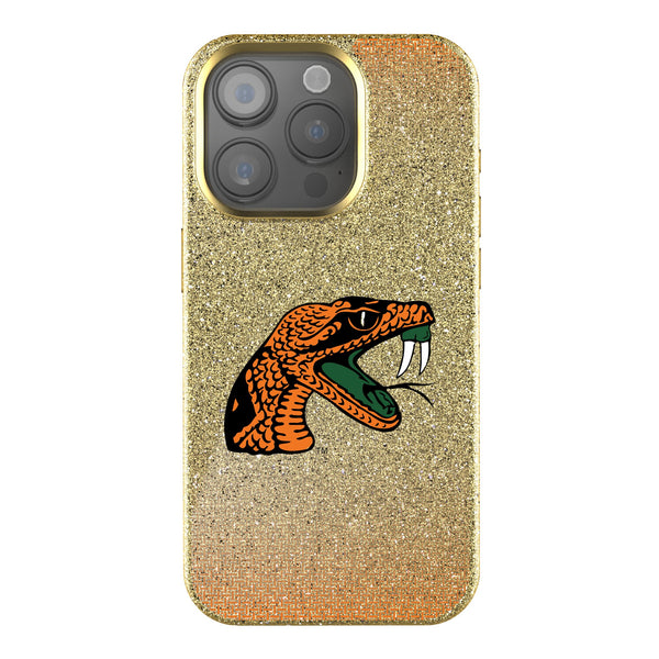 Florida A&M University Rattlers Linen iPhone Bling Phone Case for Apple iPhone