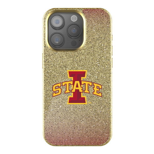 Iowa State University Cyclones Linen iPhone Bling Phone Case for Apple iPhone