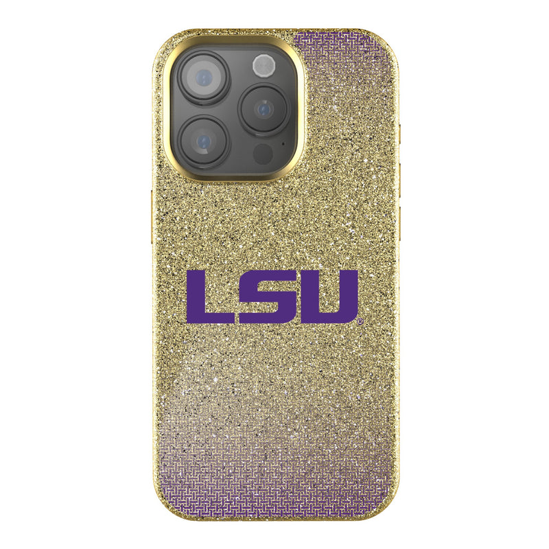Louisiana State University Tigers Linen iPhone Bling Phone Case for Apple iPhone