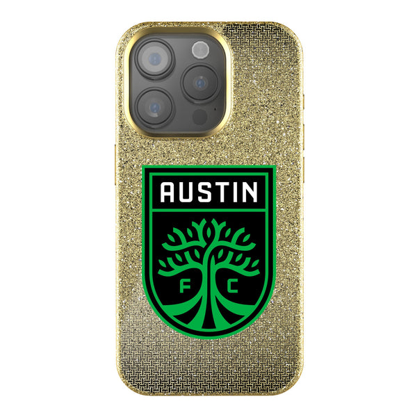 Austin FC Linen iPhone Bling Phone Case for Apple iPhone