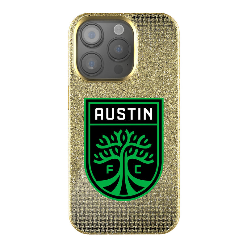 Austin FC Linen iPhone Bling Phone Case for Apple iPhone