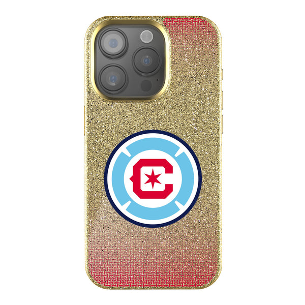 Chicago Fire Linen iPhone Bling Phone Case for Apple iPhone