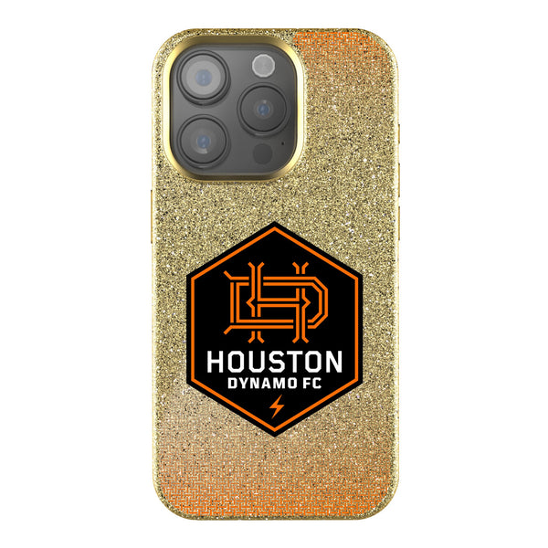 Houston Dynamo Linen iPhone Bling Phone Case for Apple iPhone
